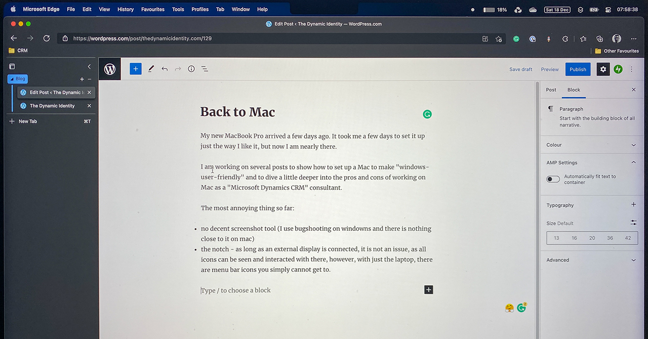 Back to Mac – The Dynamic Identity