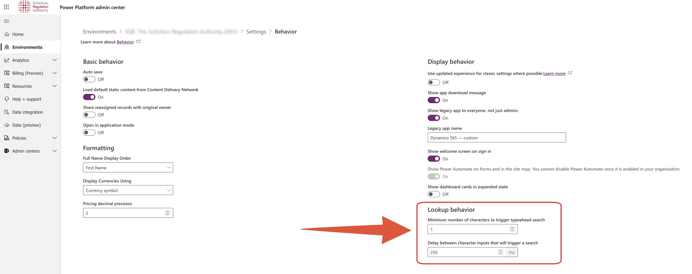 Dynamics 365 – useful settings – The Dynamic Identity